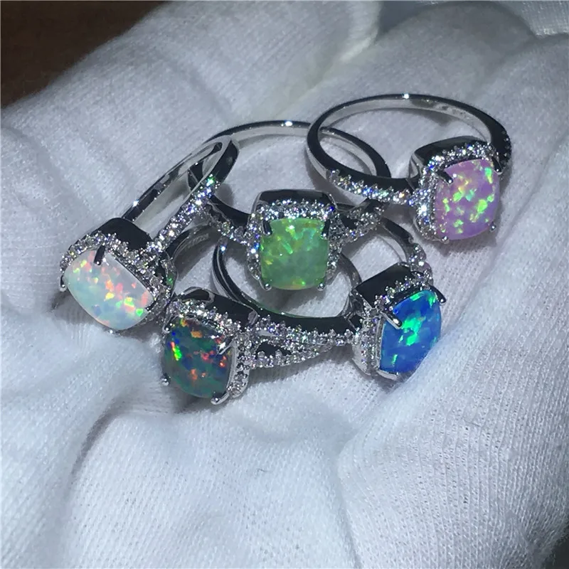 Fashion Anniversary ring Birthstone AAAAA cz Engagement Wedding Band Rings for women men White Gold Filled Party Finger Jewelry | Украшения