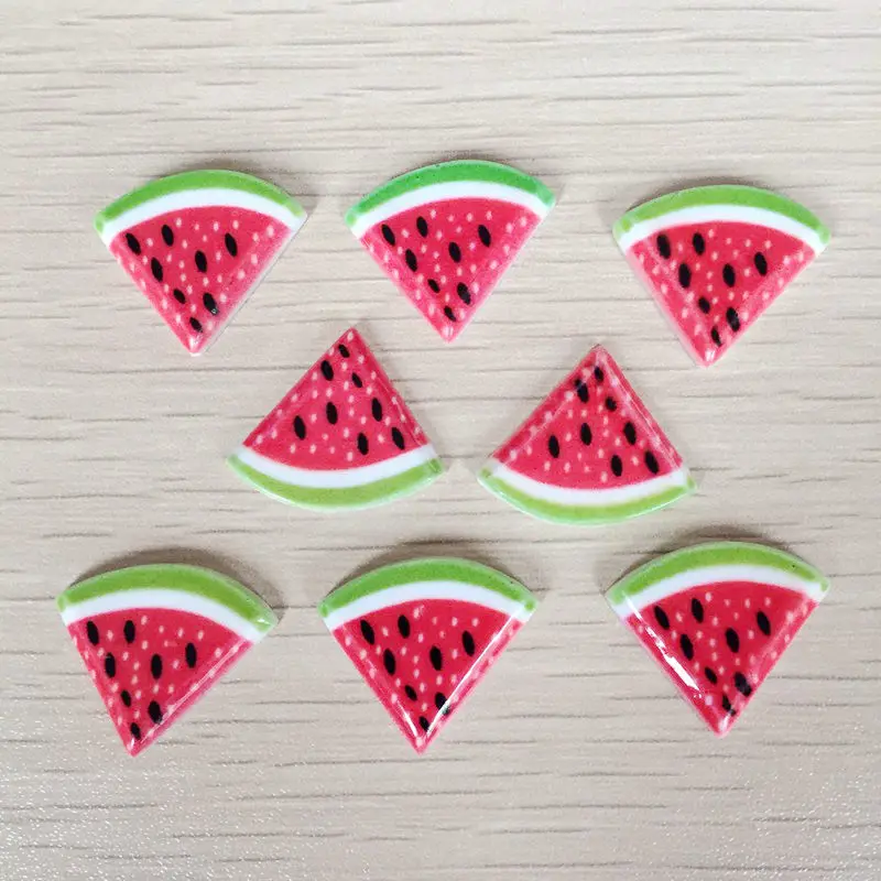 DIY20pieces lovely watermelon telephone flat resin crafts rhinestone buttons scrapbook Jewelry accessories-A738 | Дом и сад