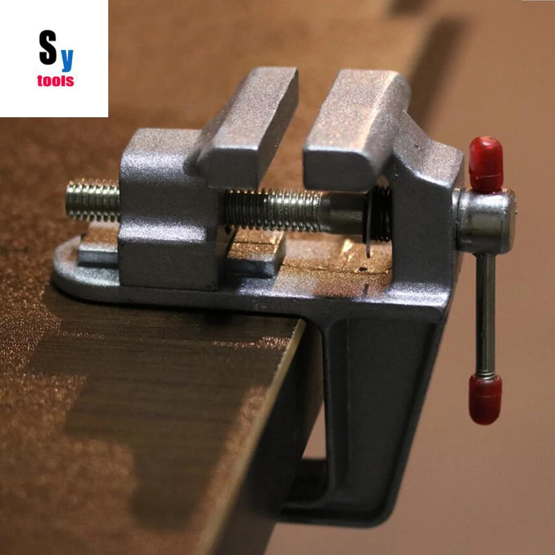

Sy tools DIY необходимое оружие зажимные мини-плоскогубцы для стола тиски из алюминиевого сплава