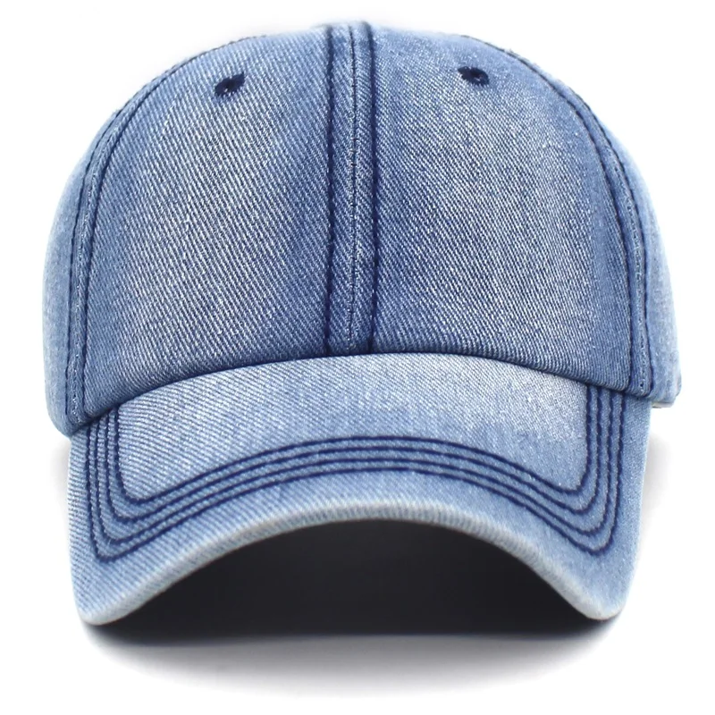 Ditpossible мыть хлопок бейсболки для женщин для мужчин летняя уличная casquette джинсы синий шапки снепбеки