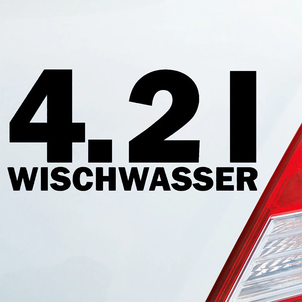Стикеры wischwassr для тюнинга на литр 15 х7 см 4 2 л стикеры автомобиля интересные