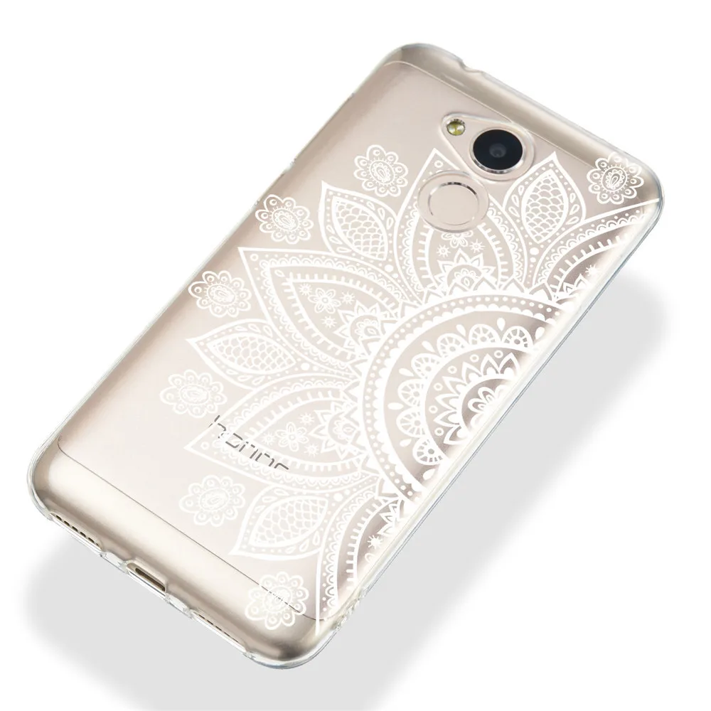 Чехол для Huawei Honor 6A чехол honor 5 0 дюйма Роскошный прозрачный из ТПУ с цветами 6 A honor6A