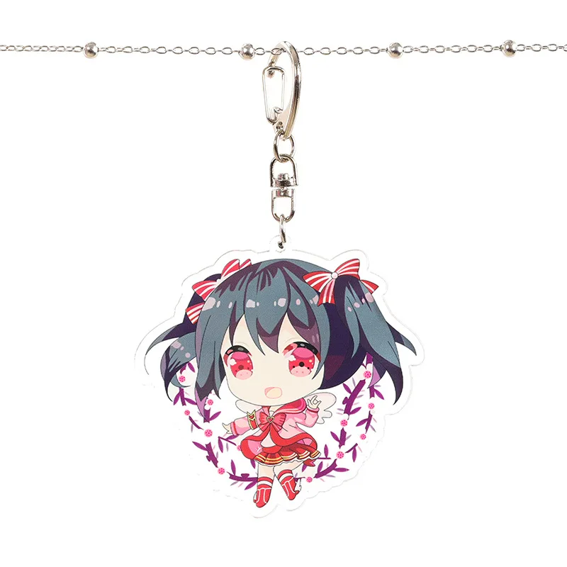 Мультфильм LoveLive Minami Kotori акриловый брелок Nozomi Tojo Sonoda Umi модные милые Подвески брелки brelok do kluczy подарки - Цвет: 8