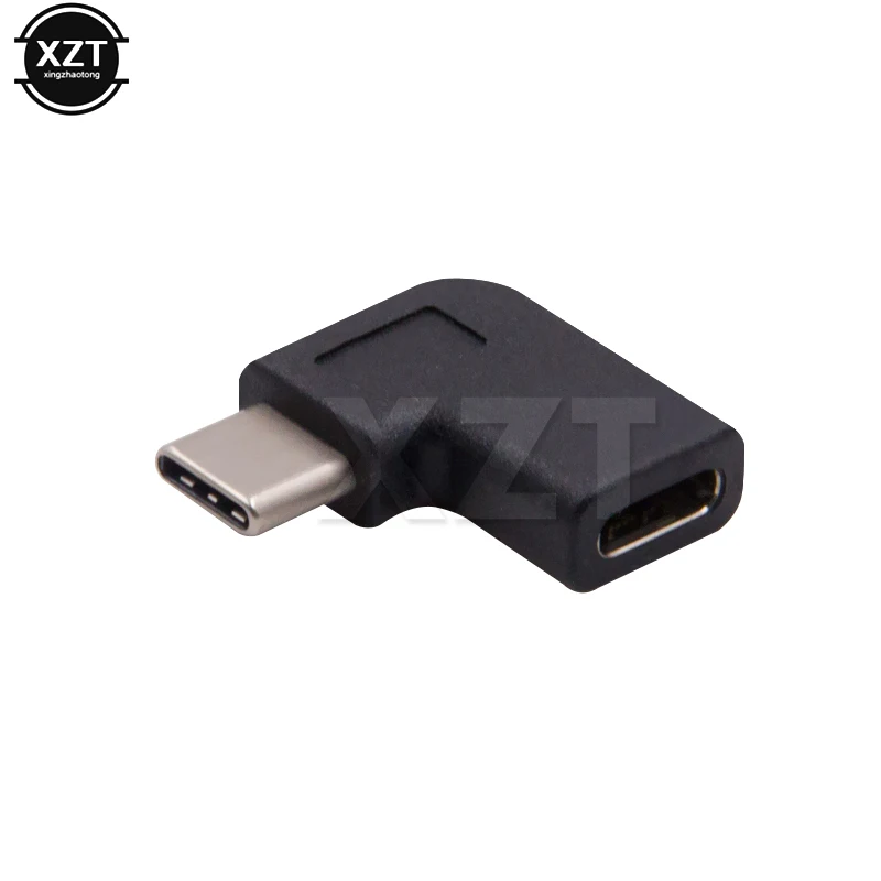 90 градусов правый угол USB 3 1 к Type C адаптер конвертер папа женскому для Android Huawei mate20