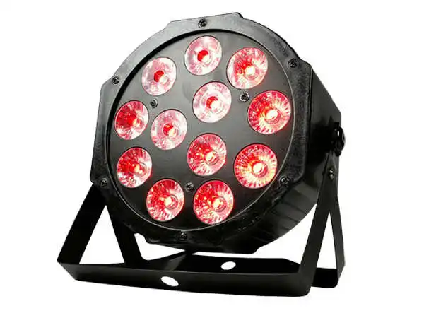 Par light 12x12 Вт led Par огни RGBW 4в1 плоский par led dmx512 Дискотека профессиональный сценический dj оборудование - Цвет: Par light