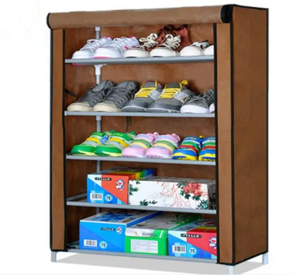 Пятислойная рамка для обуви из нетканого материала 94*60*30 см|shoe rack|rack shoes4 layers shoe racks