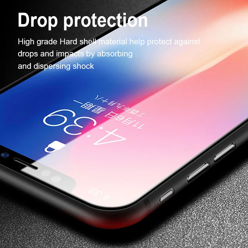 0 3 мм ультра тонкий матовый PP чехол для iphone X XS Max XR Жесткий ПК телефона