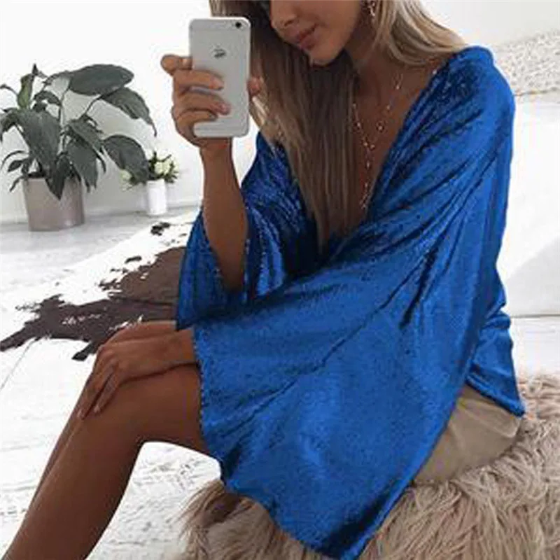 Женский кардиган с рукавами-фонариками весенне-осенняя Сексуальная куртка