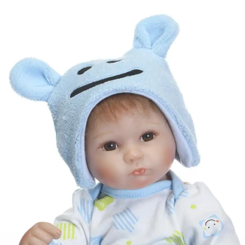 40 см 16 дюймов reborn куклы силиконовые 100% безопасный стильный Коллекционная кукла