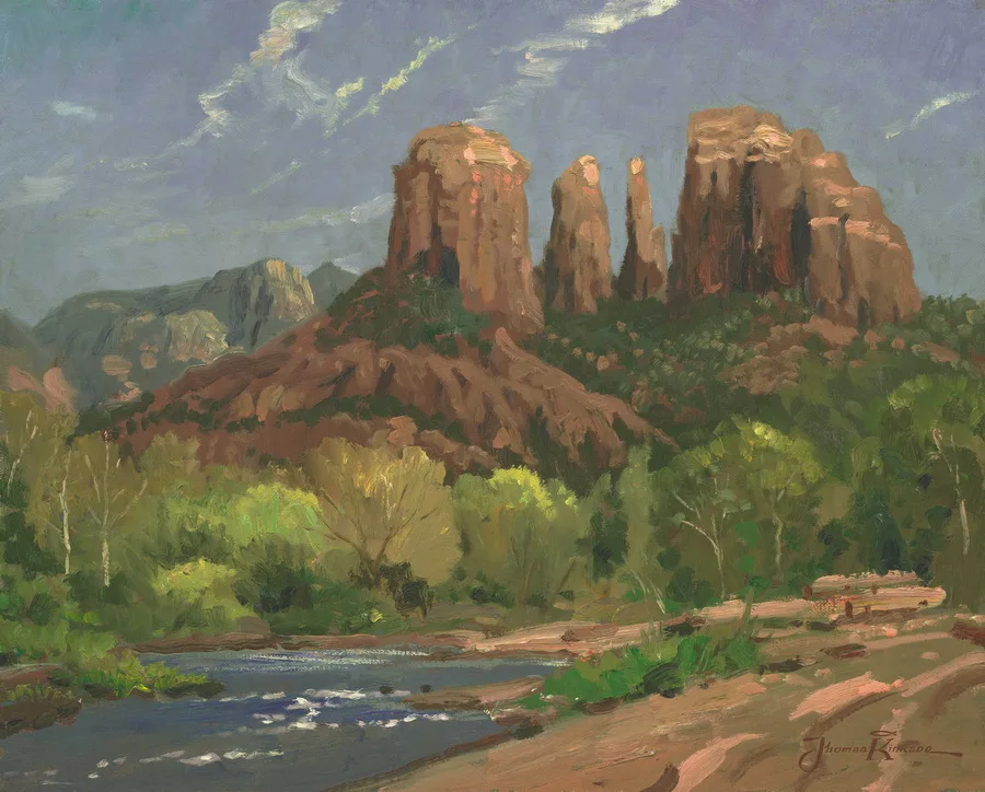 Художественные картины Thomas Kinkade известные арт декорации современные искусства