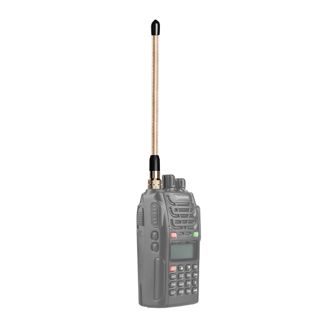 Nktech антенны Dual Band с высоким коэффициентом усиления эластичные SMA F для BaoFeng UV 5R DM 82