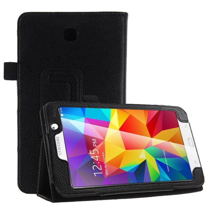Чехол-подставка для samsung Galaxy Tab 4 7,0 T230 T231 T235, кожаный чехол для samsung Tab4 7,0, SM-T230, чехол для SM-T231+ пленка в подарок