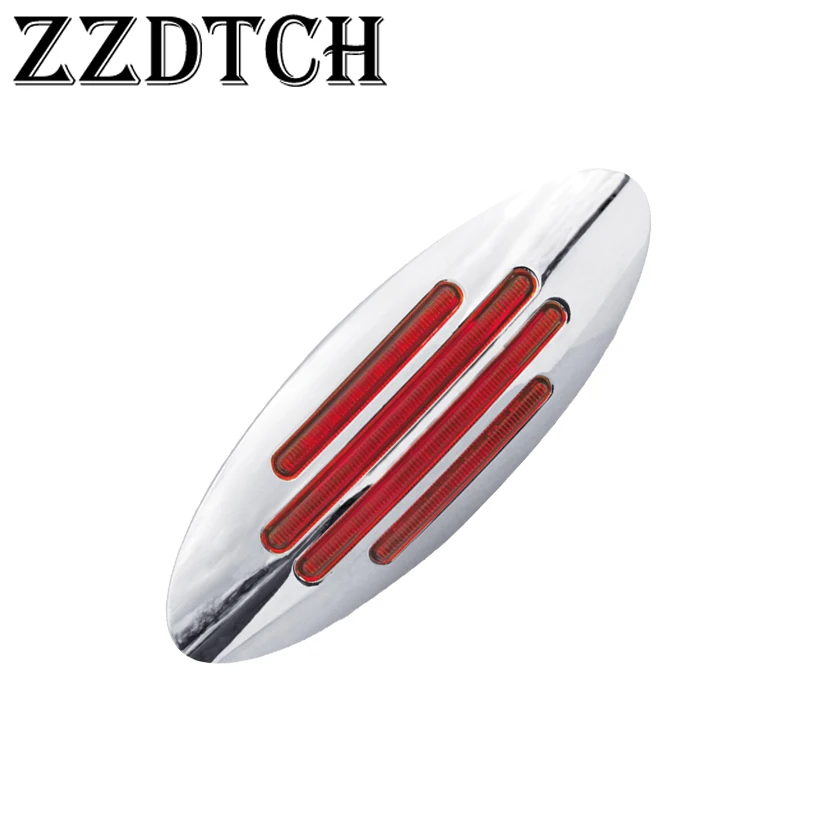 ZZDTCH 10 шт. 12 В 24 светодиода боковые габаритные огни для грузовиков фургонов