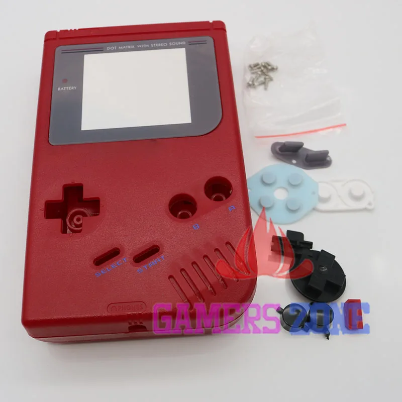 15 комплектов корпус ж/кремниевый проводящий резиновая прокладка для игры Gameboy мальчик классический GB Консоль Корпус Оболочка Чехол