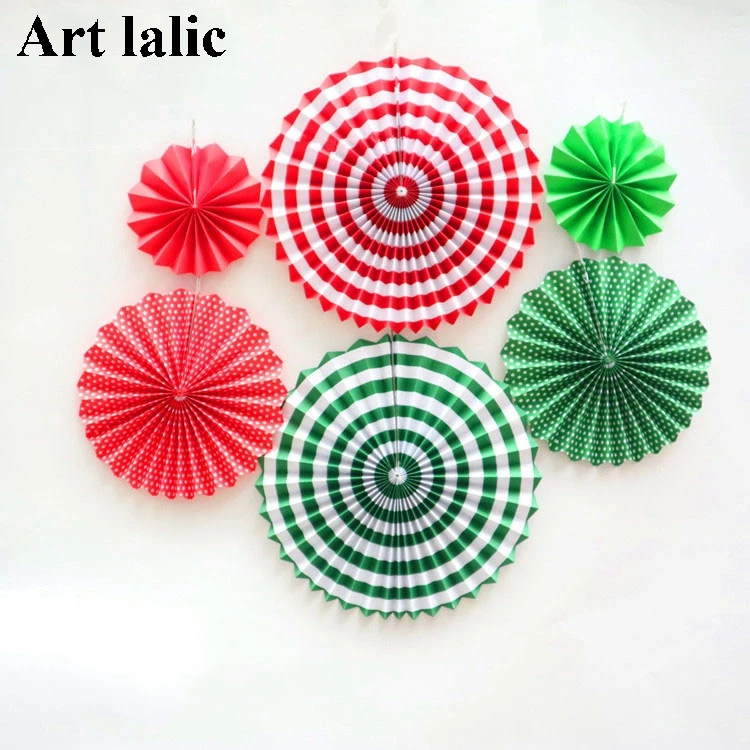 Сделай Сам ручная работа бумажный вентилятор полоса точка Круглый диск