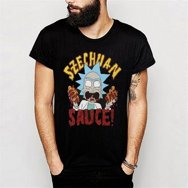 Crazy Rick Szechuan соус для мужчин футболка Веселая женщин мальчиков и девочек топы