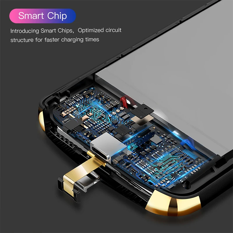 Быстрая доставка в США/для iPhone X 2017/XS 2018 5500 мАч 3в1 чехол для батареи тонкий