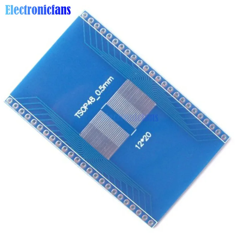 TSOP48 до DIP48 высота 0 5 мм интерфейсная панель стандартная пластина|plate|plate adapterplate pcb |