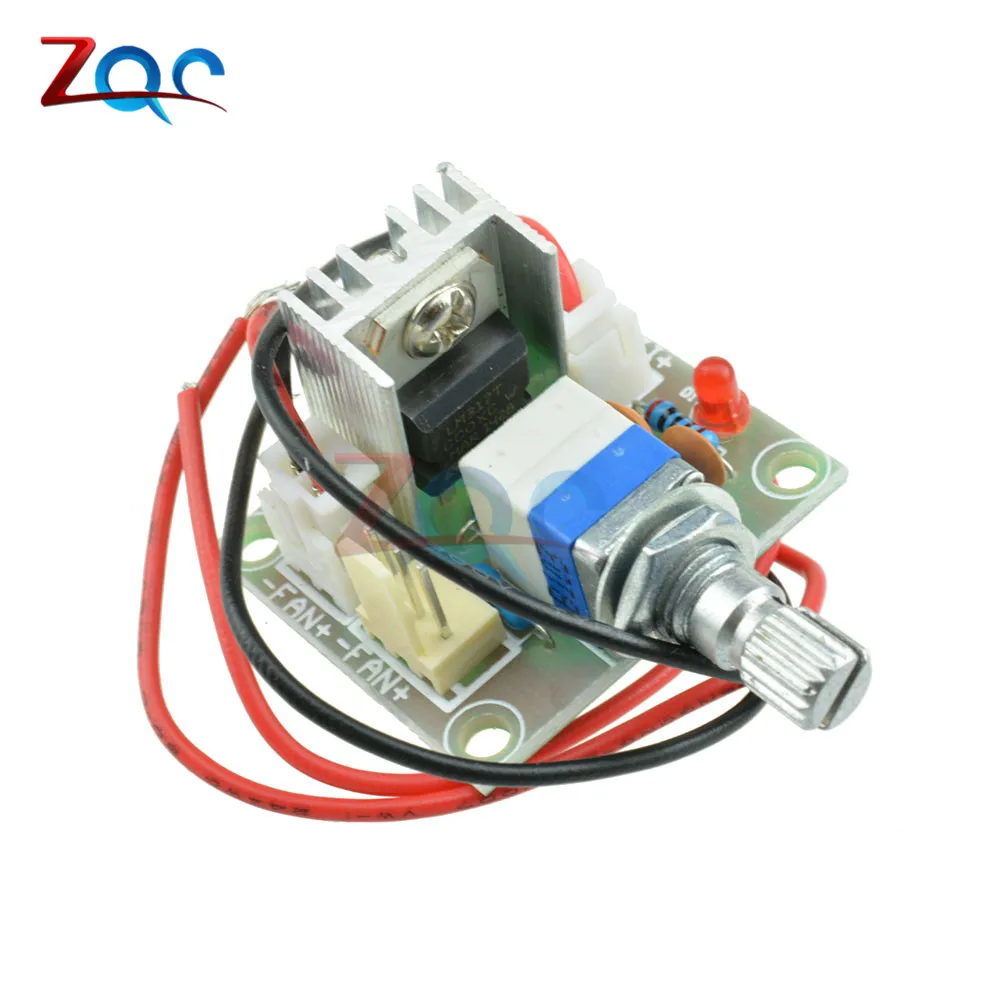 LM317 DC Линейный преобразователь понижающий регулятор напряжения плата контроля скорости модуль DC 3,25-15 в до DC1.25V-13V