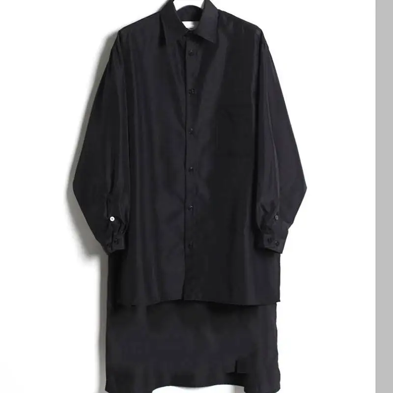 M ~ 4XL Новые Модные Длинные Короткие после долгого перед измерением Сплит личность