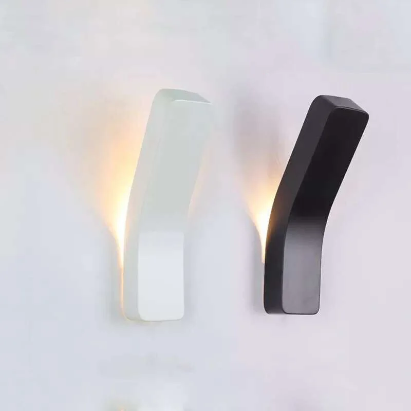 Домашний декор лофт 4 Вт светодиодный настенные светильники белые черные бра