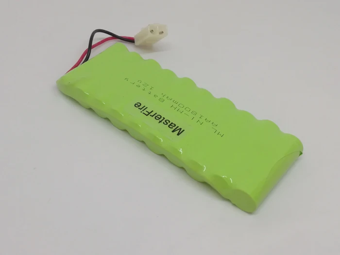 

MasterFire 2PCS/LOT Brand New 12V 1800MAH AA Ni-MH Rechargable Battery Batteries Pack with plug