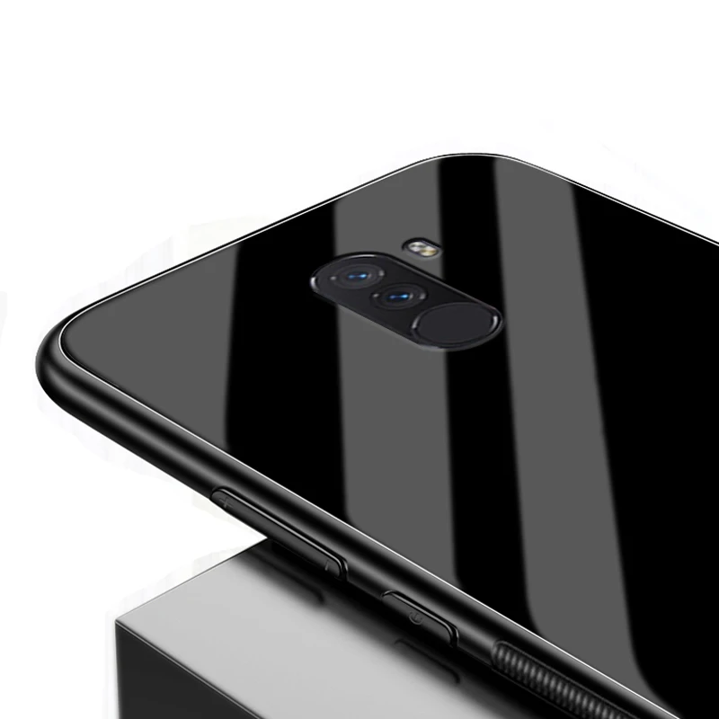 YUETUO чехол на заднюю панель телефона, coque, чехол, чехол для xiaomi mi pocophone f1 f 1 my для ksio mi xio mi аксессуары чехол из закаленного стекла