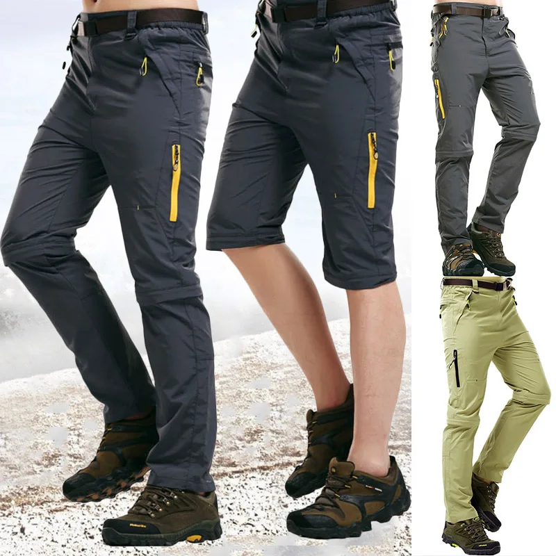 Мужские спортивные быстросохнущие штаны водонепроницаемые походные Дорожные