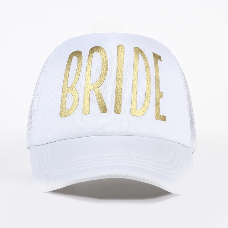 Женская сетчатая Свадебная бейсболка отряд &quotневеста&quot для вечеринок