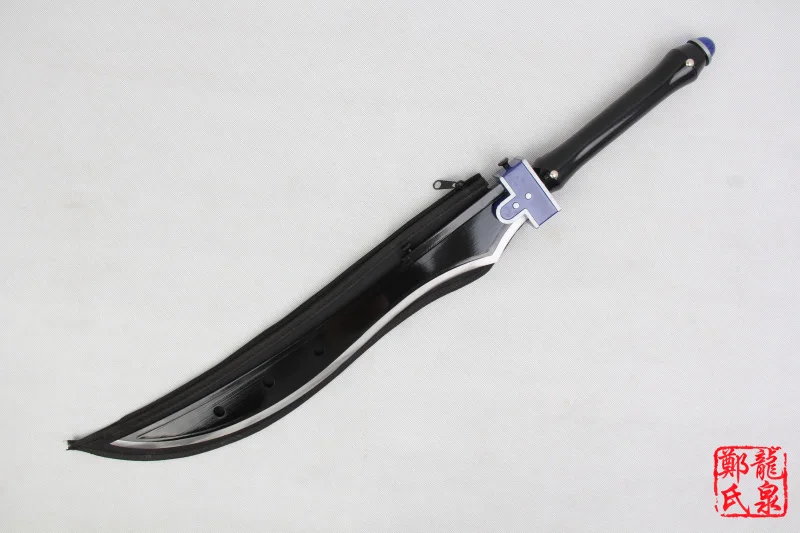 Бесплатная доставка известный как черный Фан меч для легенды героев тропы в небе