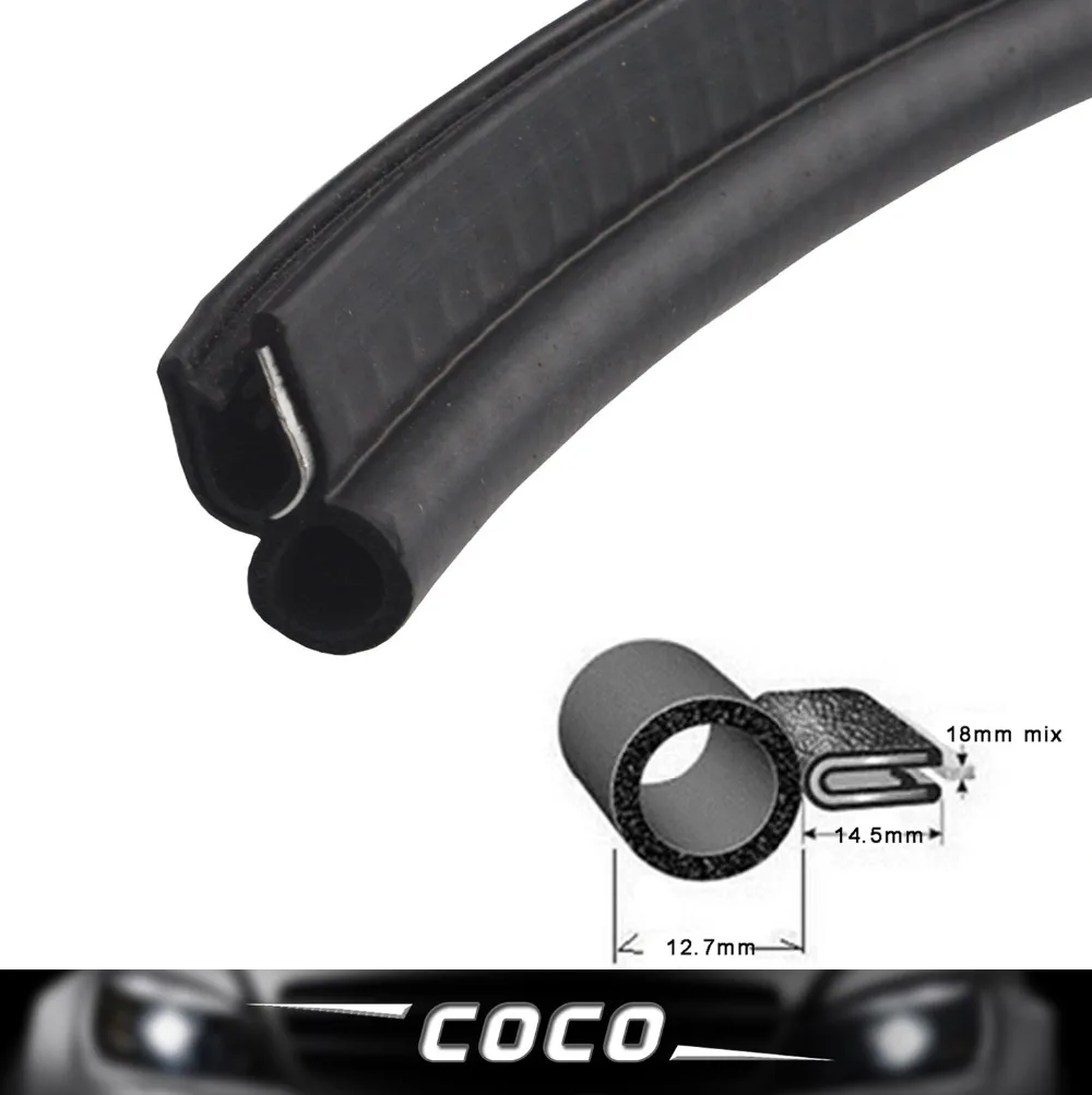 06# средняя резиновая дверь автомобиля 11" 300 см прочная с металлическим краем полоска Опора отделка уплотнение Лодка Грузовик Караван Кемпер ботинок звукоизоляция