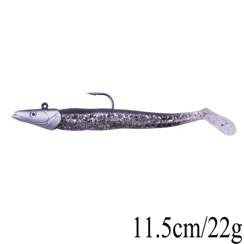 Proleurre 1 шт. 11 5 см 22 г jig Head одинарный крючок Мягкие Рыбная приманка вобблер приманки