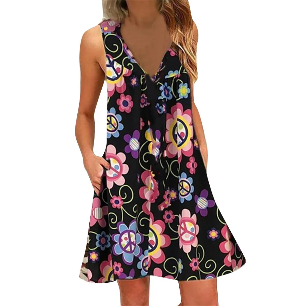 Lily Rosie/пляжное платье без бретелек для девочек короткое с цветочным принтом и