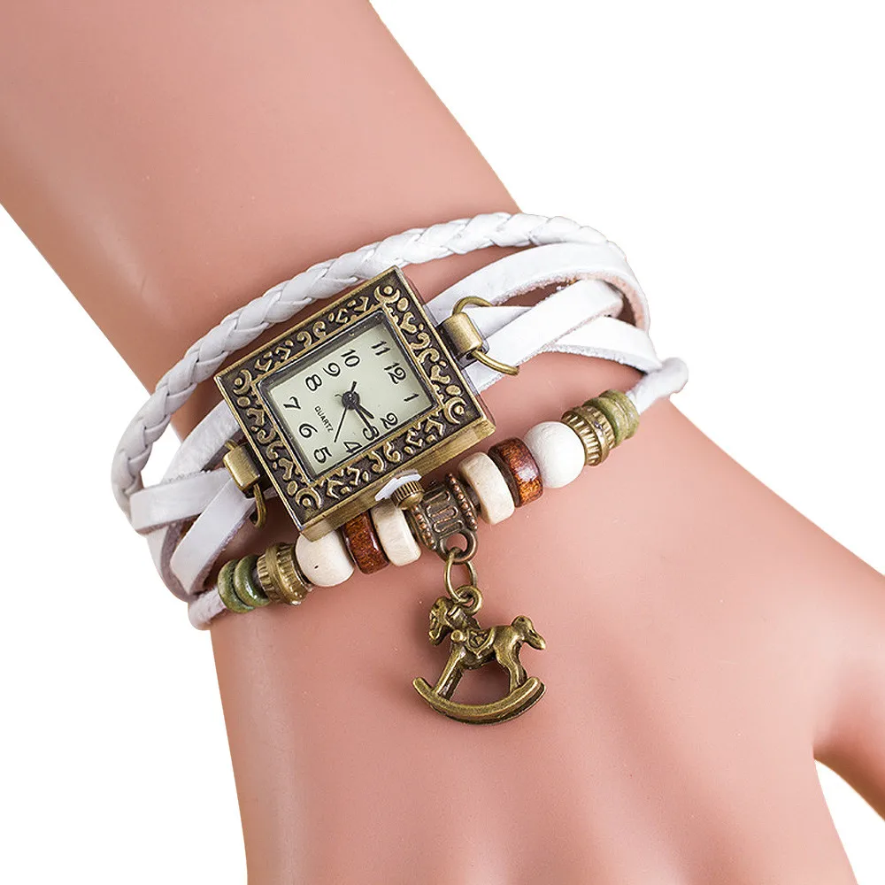 Женские кварцевые часы браслет с кожаным ремешком 2019|Женские наручные часы| |