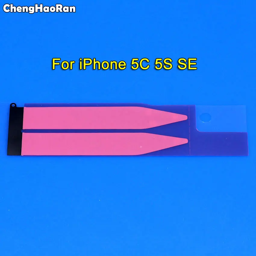 ChengHaoRan 1 шт. клейкая наклейка для батареи iPhone X 5S 5C SE 6 6S 7 8 Plus лента аккумулятора