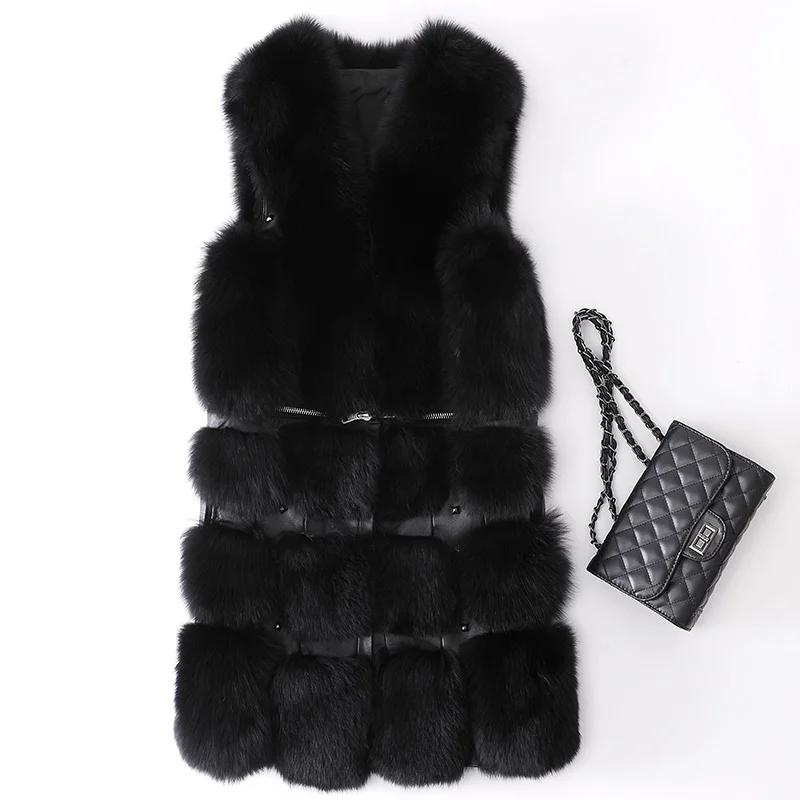 2008 New Slim and Fox Fur Coat JV19767 | Женская одежда