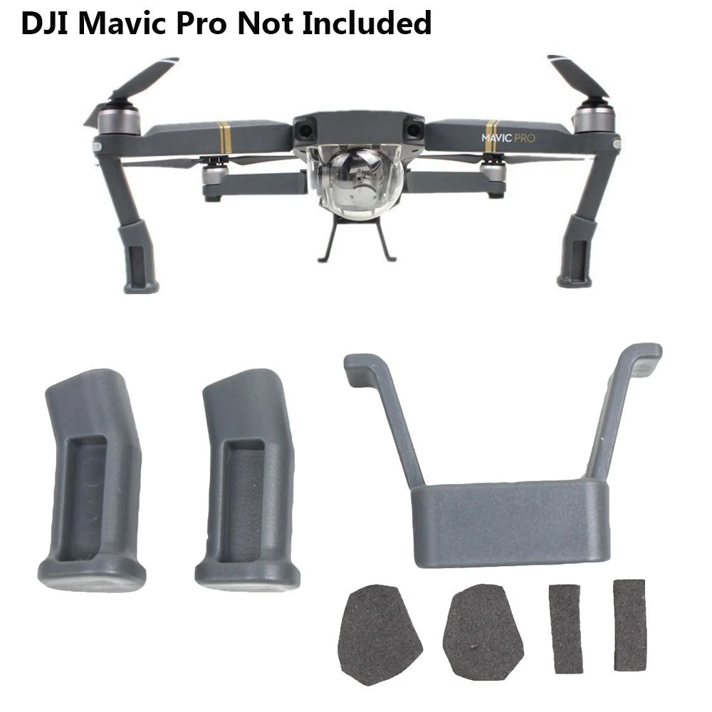 4в1 аксессуары комбо для DJI Mavic Pro складной Квадрокоптер Дрон козырек камеры крышка