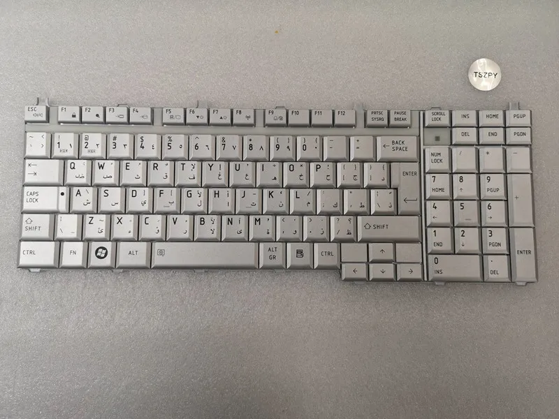 Арабская клавиатура для ноутбука TOSHIBA Satellite L500 L500D L505D A500 A505 A505D X505 X500