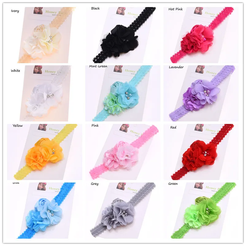 1 шт. потертая шикарная повязка на голову цветочная розетка головные повязки