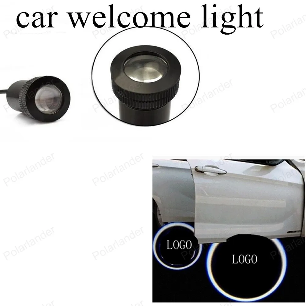 Проектор лампа авто Логотип Эмблема Лазерная LED дверь автомобиля Шаг призрак
