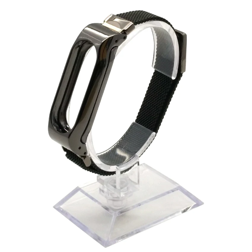 

Magnetic Metal Strap Screwless Stainless Steel For Xiaomi Mi Band 2 Wristbands