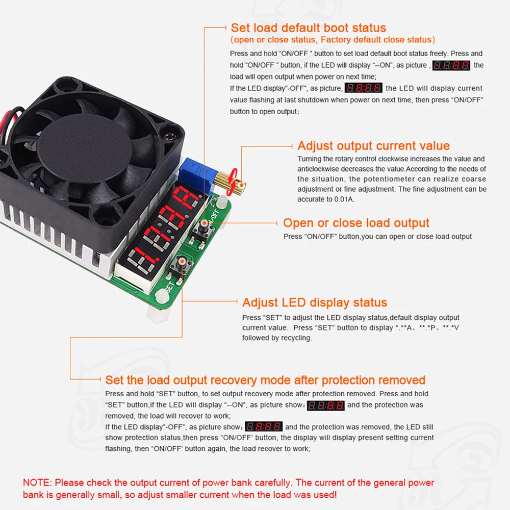 LD25 USB Интеллектуальная защита регулируемый постоянный ток Электронный вольтметр