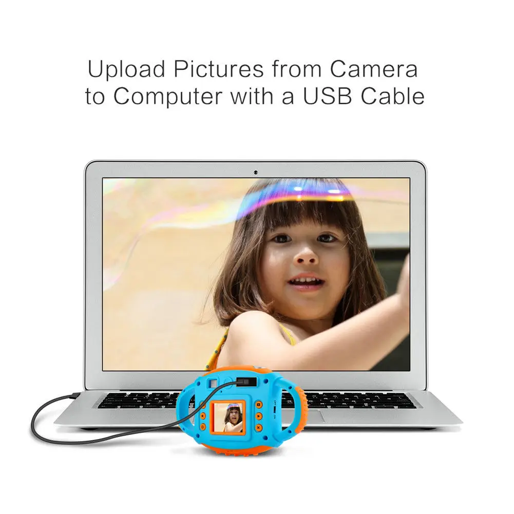 Детская камера игрушки развивающие игрушки Мини Силиконовые 1,7" HD 720 P 5MP цифровая Спортивная камера фотография подарок на день рождения