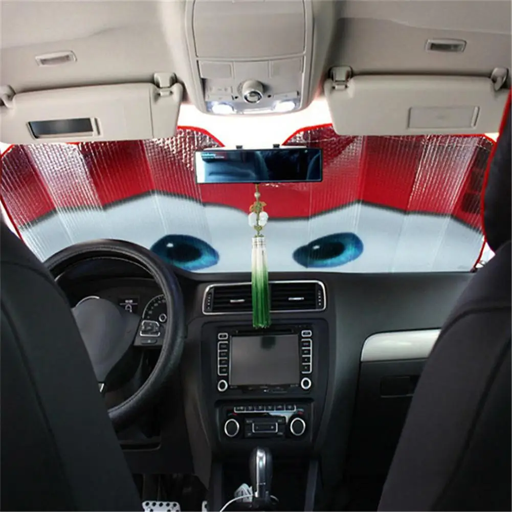 5 цветов глаза с подогревом лобовое стекло Солнцезащитный козырек для окна