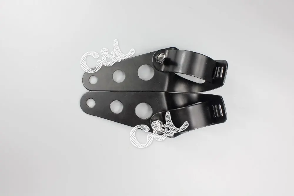 Пара универсальных черных уличных фонарей для мотоцикла кронштейн штатива 28-34 мм