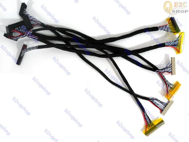 6 шт. LVDS кабель FIX 30p DF14 20 Pin для ЖК монитора панель экран контроллер плата
