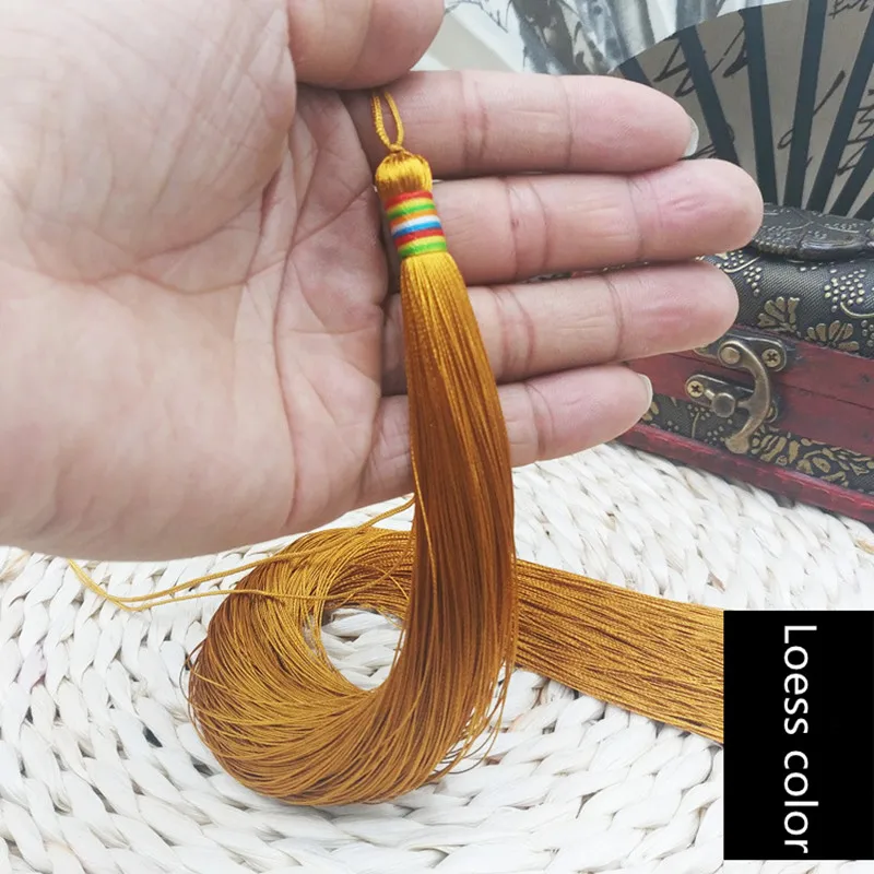 2 шт. 33 см очень длинная оплетка кисточка DIY Ювелирные изделия домашний текстильный занавес одежда декоративная изготовление талисманы Подвески Ремесло кисточки