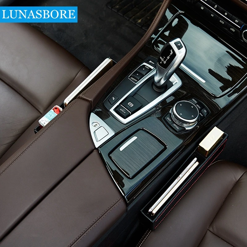 Кожаный ящик для хранения автомобильных сидений универсальный органайзер