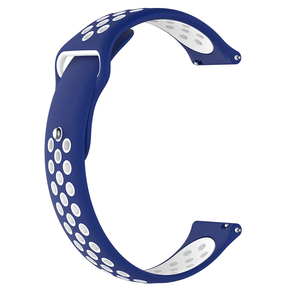 Спортивные ремешки на запястье для Xiaomi Huami Amazfit Bip Смарт-часы силиконовый сменный ремешок 22 мм умные часы для samsung gear S3 полосы