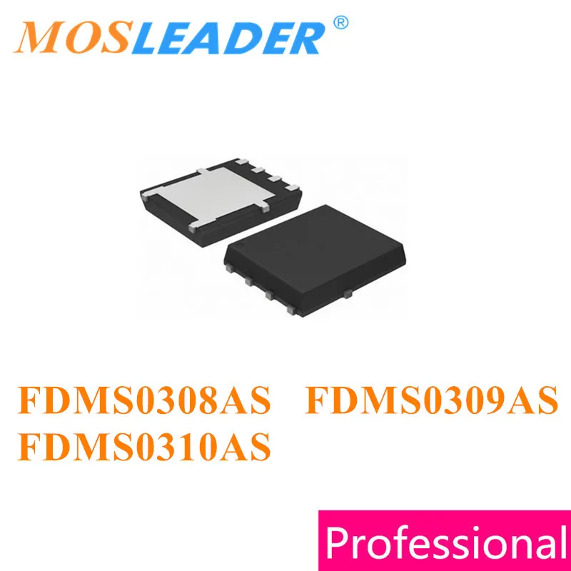 Mosleader FDMS0308AS FDMS0309AS FDMS0310AS DFN5X6 100 шт. 1000 N Channel Bulk new Mosfets высокое качество|Запасные